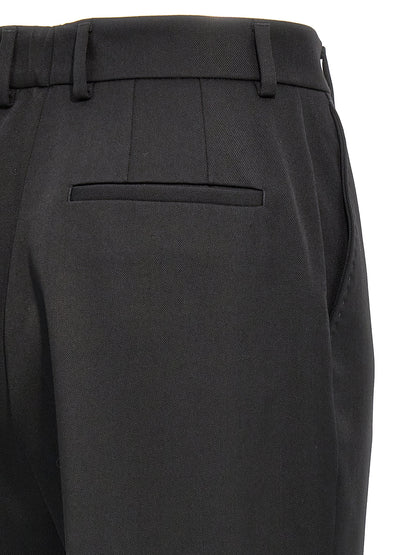 Dolce & Gabbana Black Virgin Wool Dress Pants