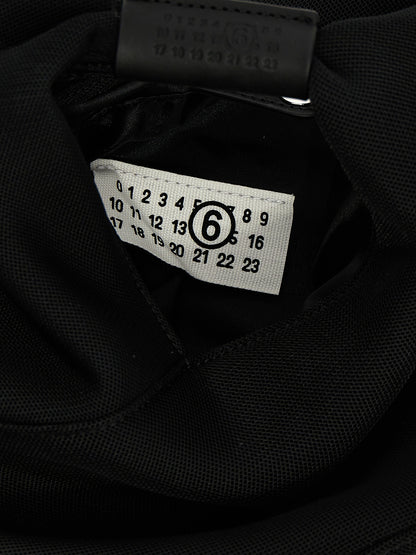 MM6 Maison Margiela Black Polyester Crossbody Bag