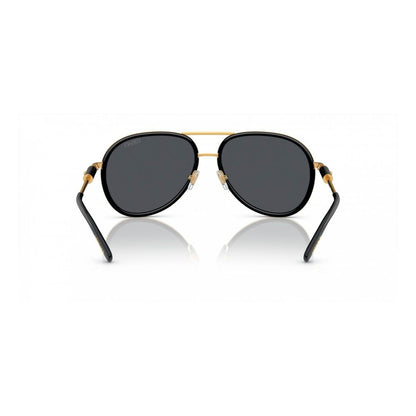 Versace Black Metal Sunglasses