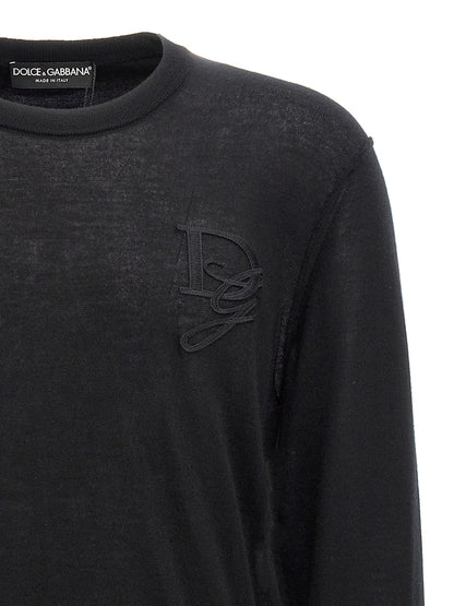 Dolce & Gabbana Black Cashmere Cardigan
