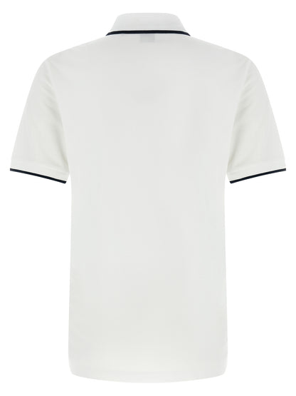 Hugo Boss White Cotton Polo Shirt