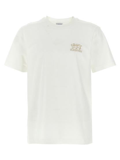Burberry White Cotton T-Shirt