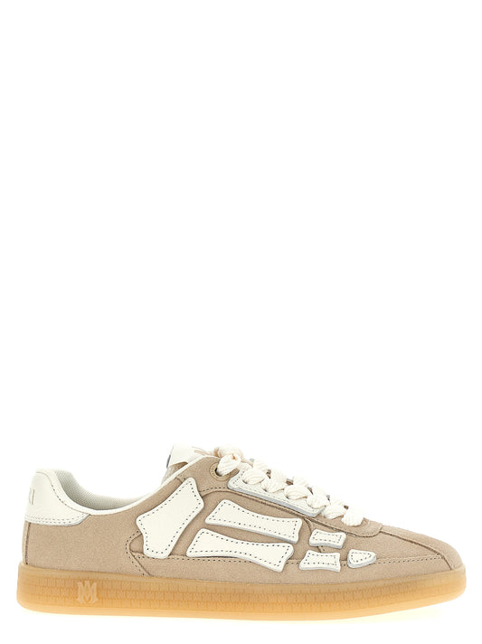 Sneakers by Amiri for women in cowhide suede leather beige features an timeless silhouette from the Women's Casual Cowhide Suede Leather Sneakers collection, showcasing a signature casual style with an timeless finish.