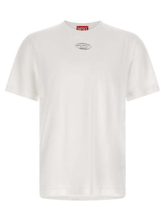 Diesel White Cotton T-Shirt
