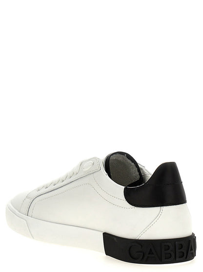 Dolce & Gabbana Multicolor Calfskin Low Top Sneakers