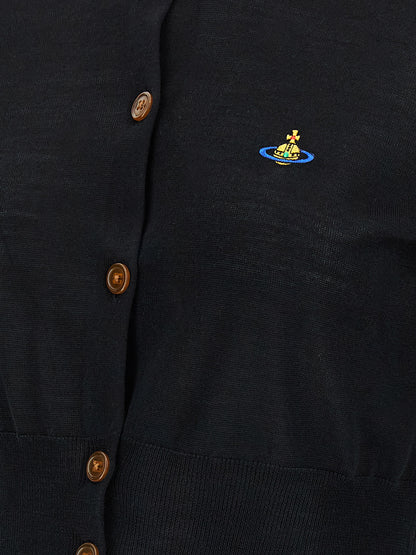 Vivienne Westwood Black Wool Cardigan