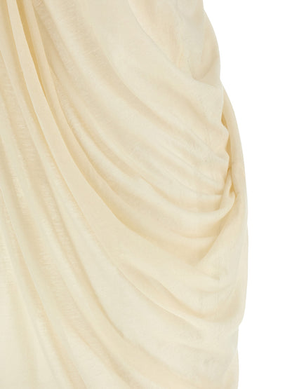 Rick Owens Beige Cotton Casual Dress