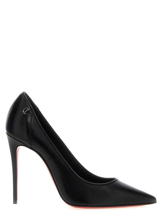 High-Heel Pumps Heels by Christian Louboutin for women in bos taurus calf nappa leather and black showcases a effortlessly elegant silhouette as Aren Kate Women's Bos Taurus Calf Nappa Leather High-Heel Pumps Heels, featuring a effortlessly elegant high-heel and a effortlessly elegant pointed toe style for an elegant look.