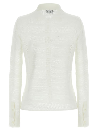 Tom Ford White Cotton Cardigan