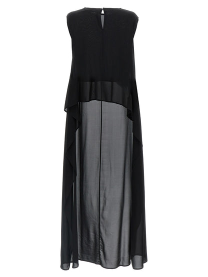 DI.LA3 PARI' Black Silk Tank Tops