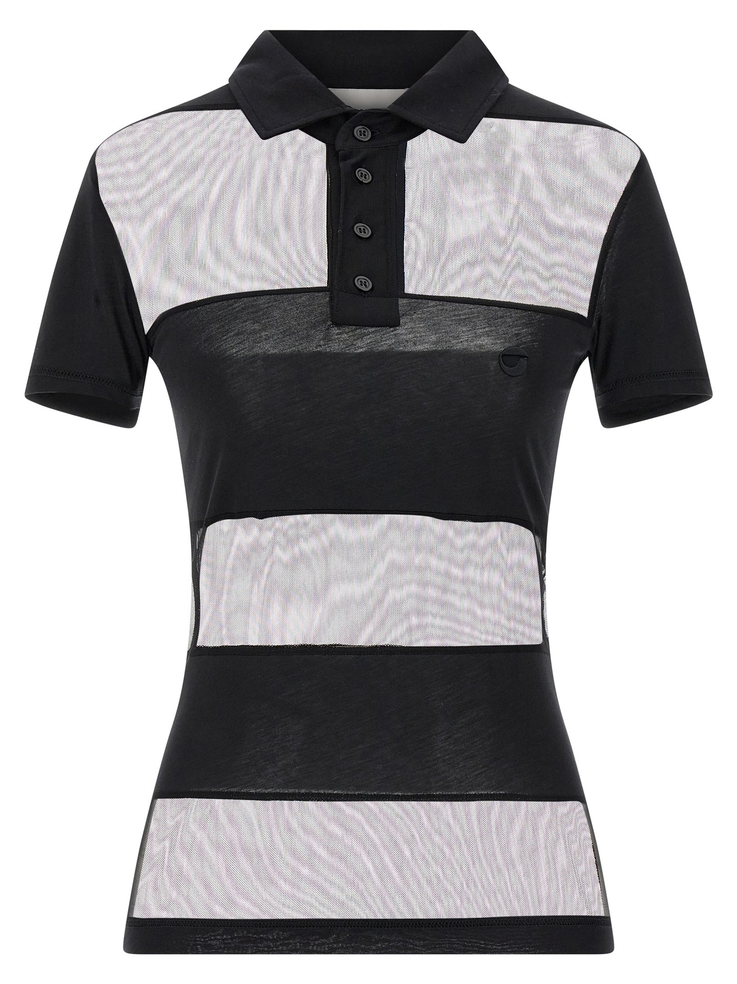 Coperni Black Cotton Polo Shirt