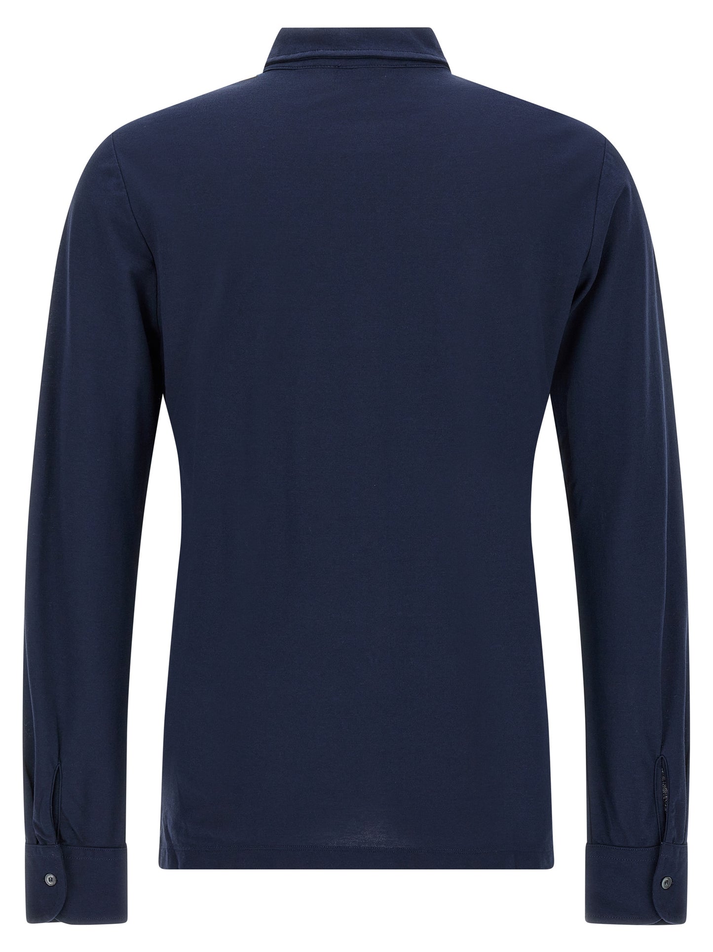 ZANONE Blue Cotton Blouse