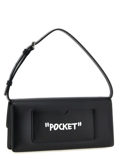 Off-White Bicolor Calfskin Shoulder Bag