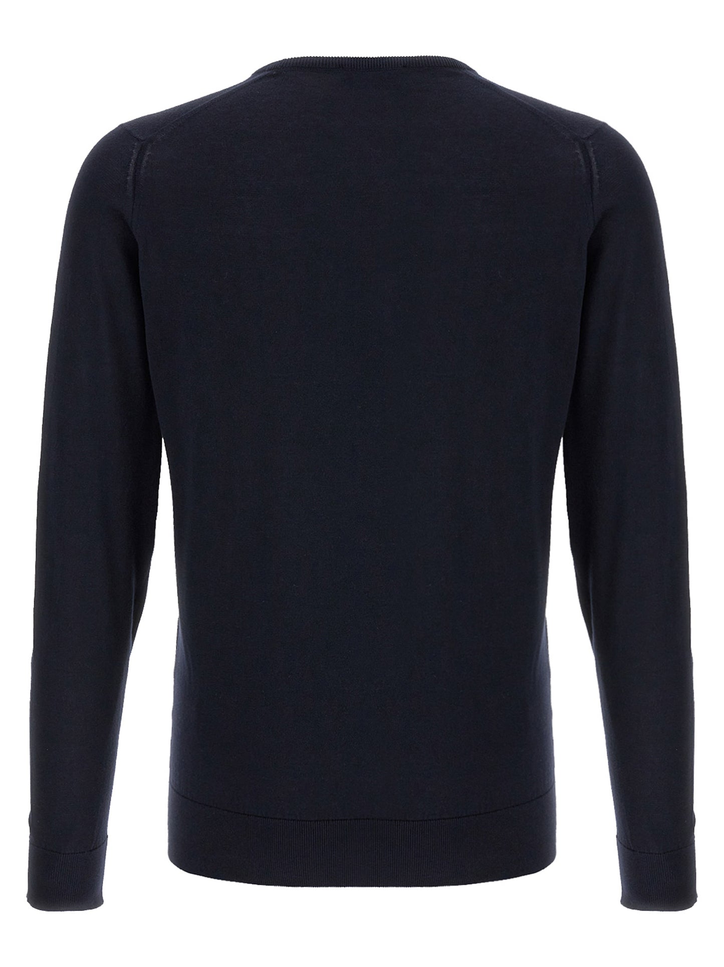 JOHN SMEDLEY Blue Cotton Cardigan