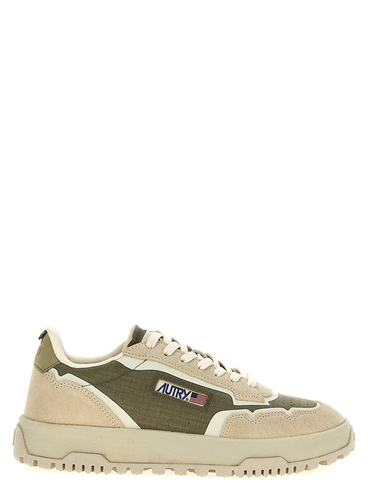 Sneakers by Autry for men in cordura cotton nylon & suede leather multicolor features an fashionable silhouette, showcasing the premium Cordura Men's Low Top Cotton Nylon & Suede Leather Sneakers in a fashionable low-top style that offers a fashionable finish for refined style.