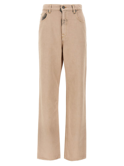 Golden Goose Multicolor Cotton Straight-Leg Jeans