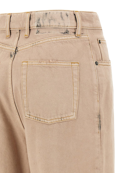 Golden Goose Multicolor Cotton Straight-Leg Jeans