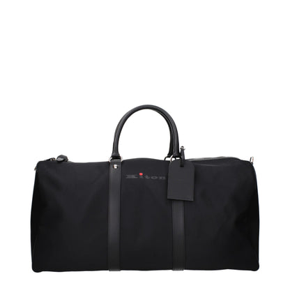 Kiton Black Nylon Luggage And Travel