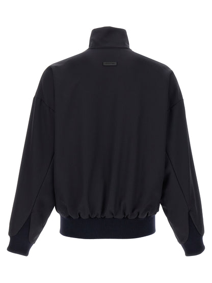 Fear Of God Blue Virgin Wool Full-Length Jacket