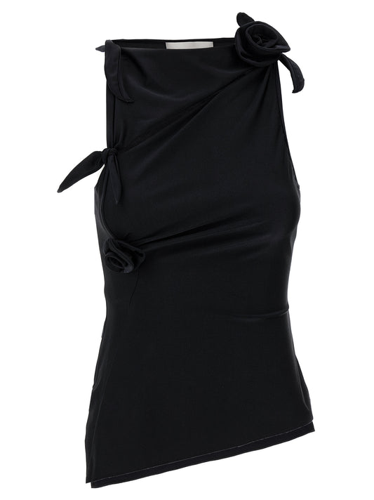 Coperni Black Polyamide Tank Tops