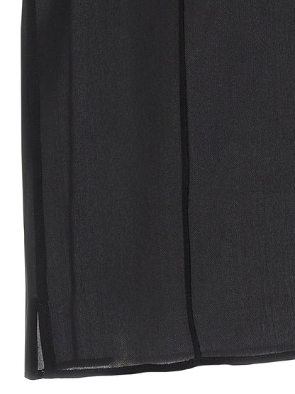 Khaite Black Silk Blouse