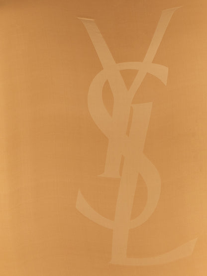 Saint Laurent Beige Silk Foulard