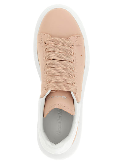 Sneakers by Alexander McQueen for women in calfskin leather multicolor & pink features an fashionable silhouette, showcasing the premium Women's Chunky Calfskin Leather Sneakers in a fashionable chunky style that offers a fashionable finish for refined style.