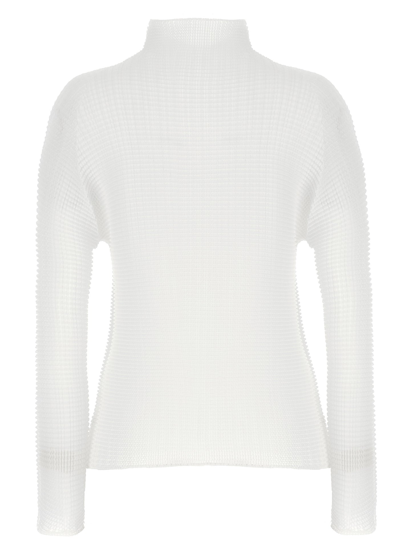 Issey Miyake White Polyester Blouse
