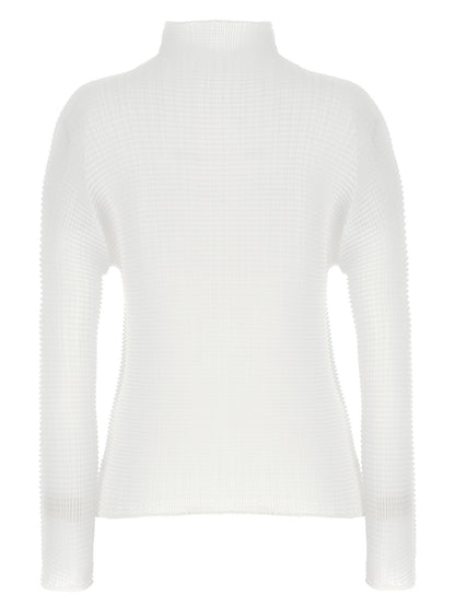 Issey Miyake White Polyester Blouse