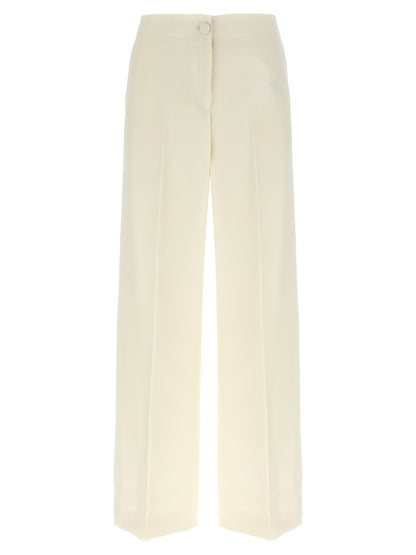 Brioni White Wool Casual Pants
