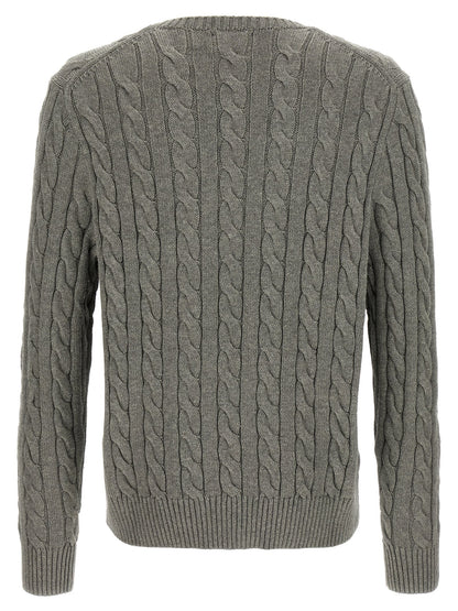 Polo Ralph Lauren Gray Cotton Cardigan