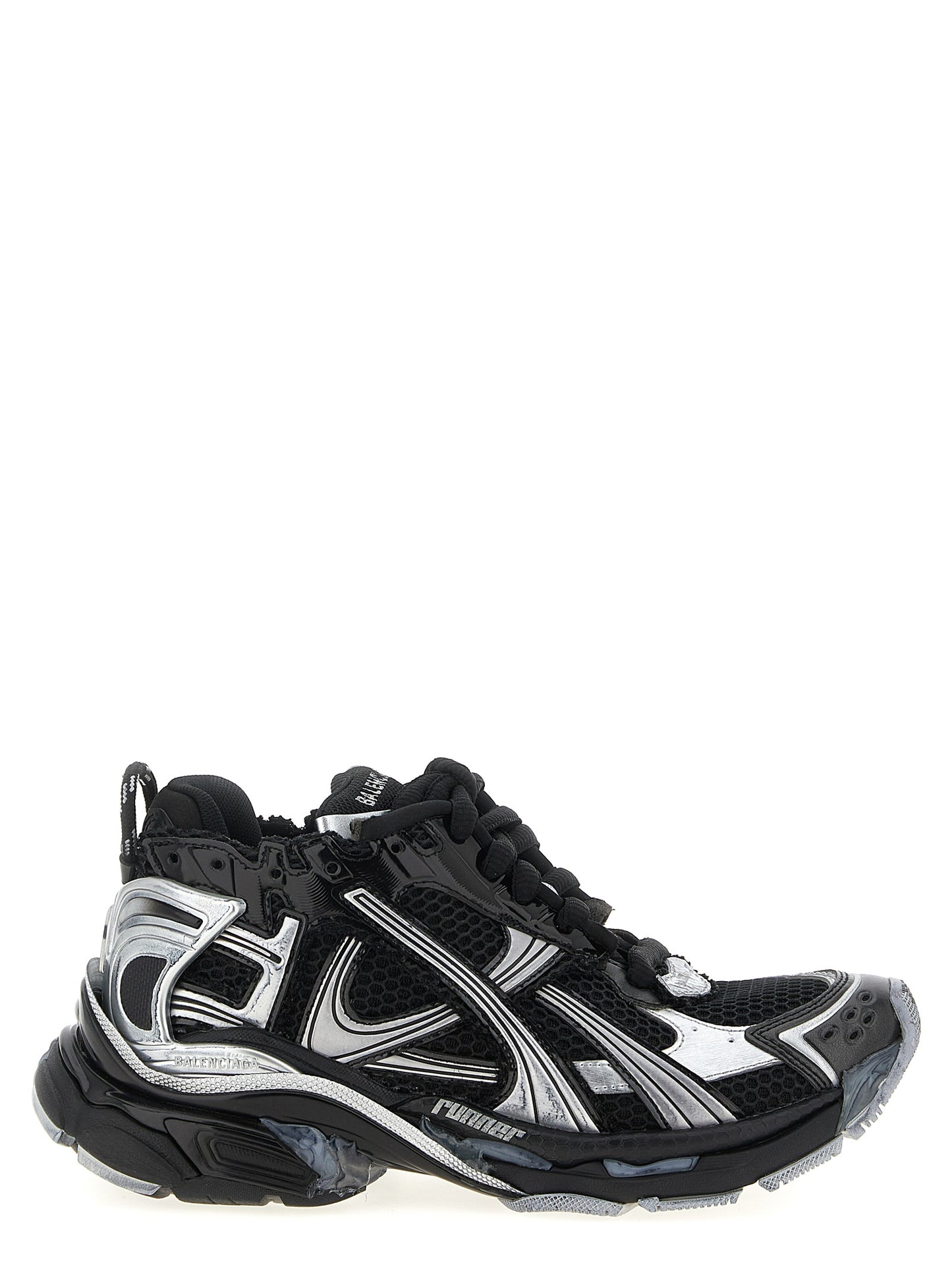 Balenciaga Black Polyethylene Athletic Sneakers