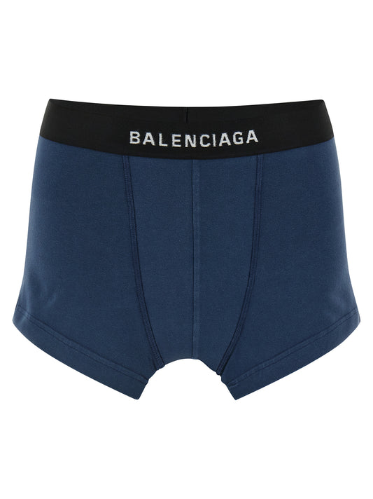 Skirt by Balenciaga for women in stretch cotton blue & jacquard features a captivating silhouette, showcasing the captivating Women's Stretch Cotton Skirt design with a sophisticated long for a captivating look.