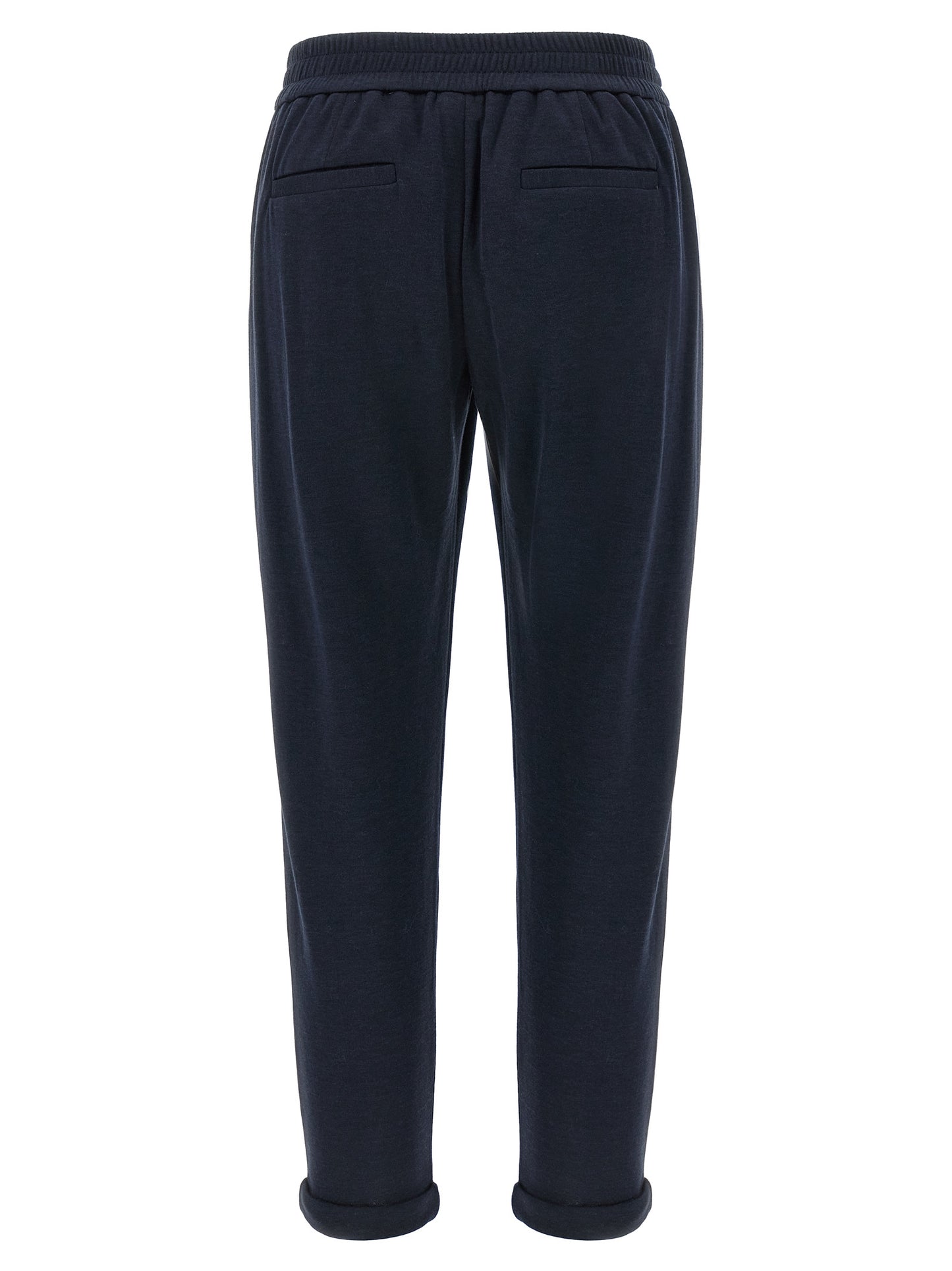Brunello Cucinelli Blue Cotton Joggers (Workout Pants)