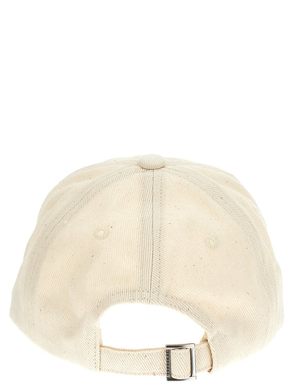 Jacquemus White Cotton Cap (Baseball Hat)