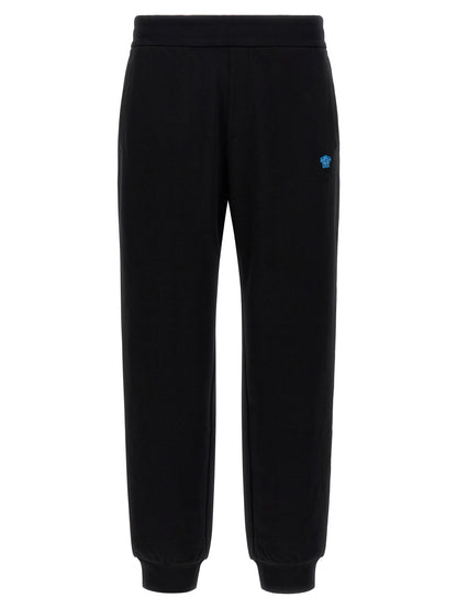 Versace Black Cotton Joggers (Workout Pants)