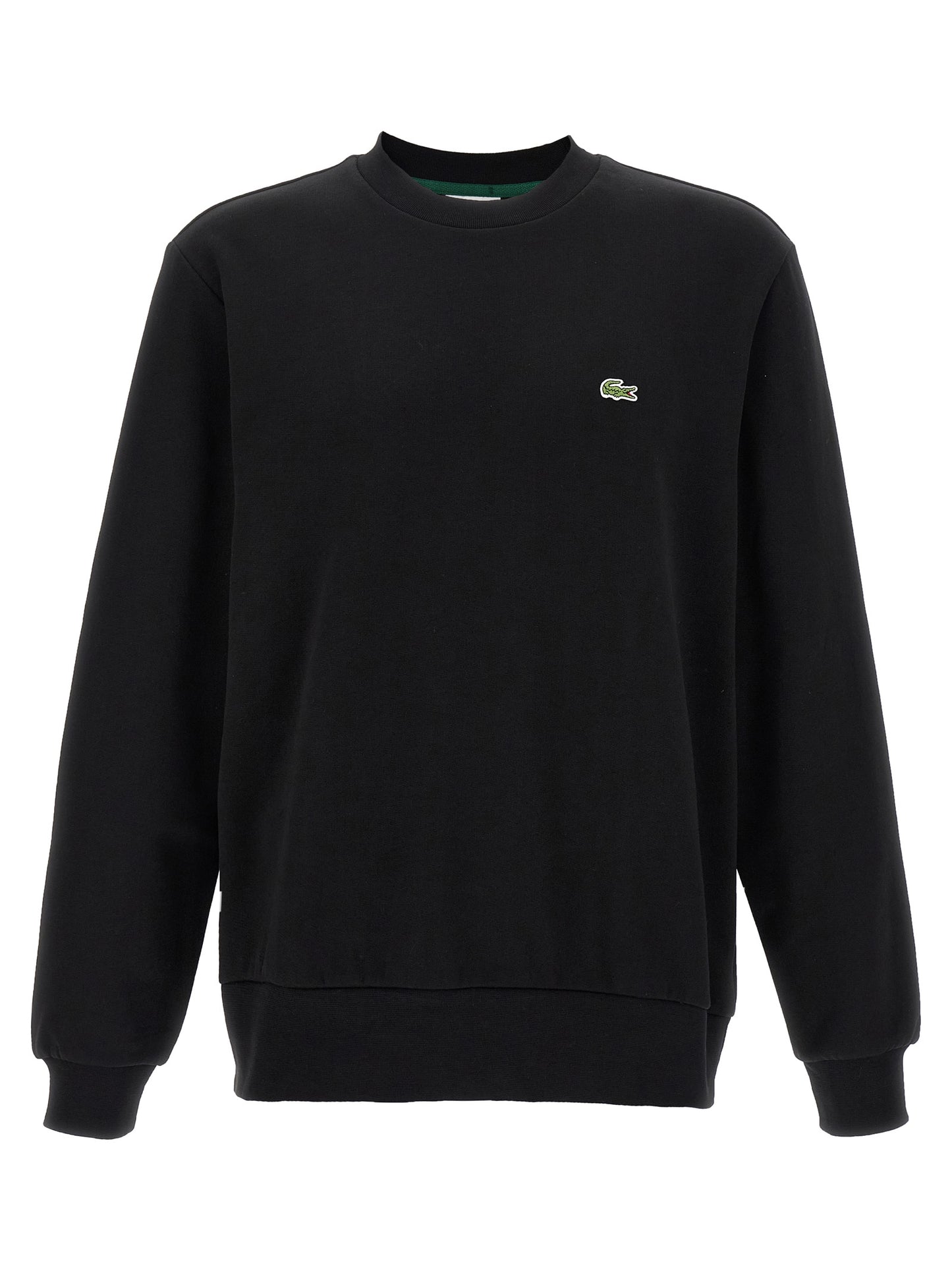 Lacoste Black Cotton Sweatshirt