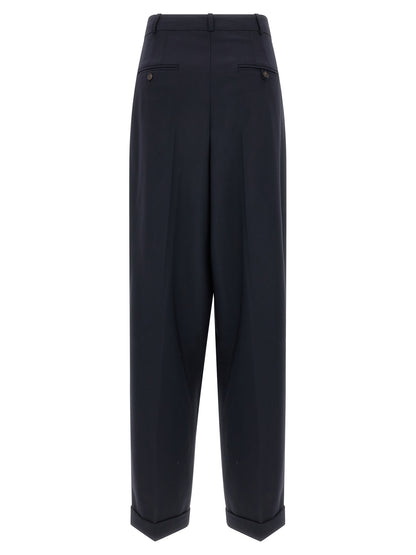 Polo Ralph Lauren Blue Wool Casual Pants