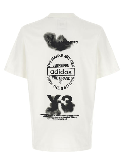 Y-3 Bicolor Cotton T-Shirt