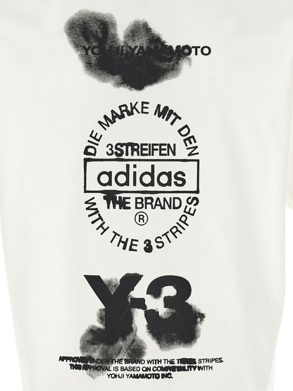 Y-3 Bicolor Cotton T-Shirt