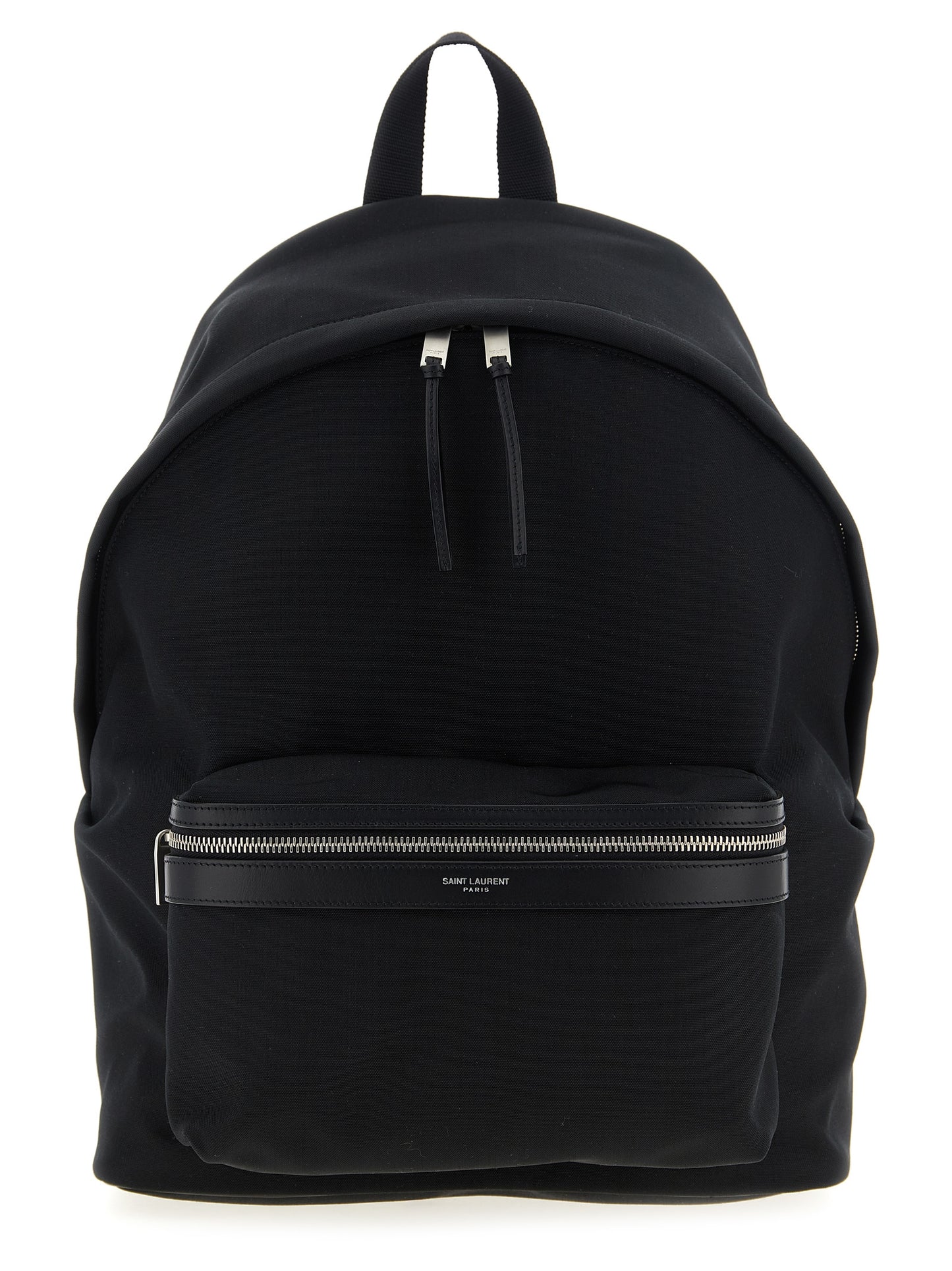 Backpack by Saint Laurent for men in polyamide patent leather black presents a versatile Polyamide Patent Leather Backpack design, showcasing a secure zipper with ample and versatile handle, backpack-strap & adjustable-strap for a versatile finish.