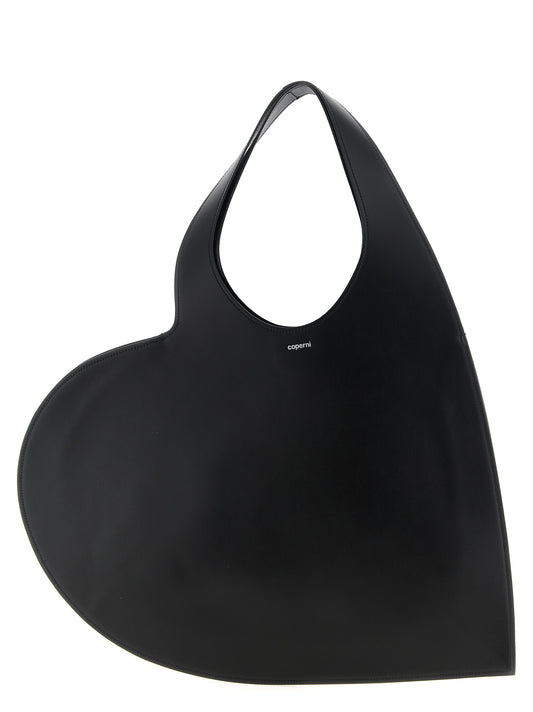 Shoulder Bag by Coperni for women in leather black features a distinguished silhouette, showcasing a secure and distinguished with versatile shoulder-strap & handle for a distinguished finish.