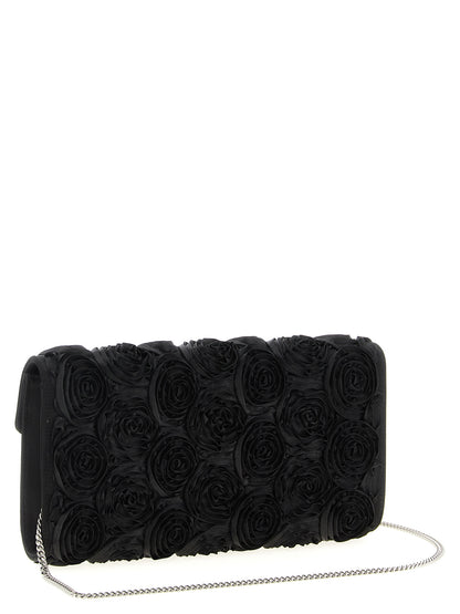 Roger Vivier Black Viscose Clutch Bag