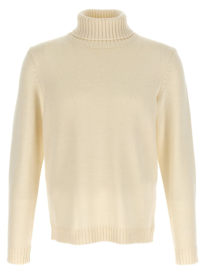 ZANONE White Virgin Wool Cardigan