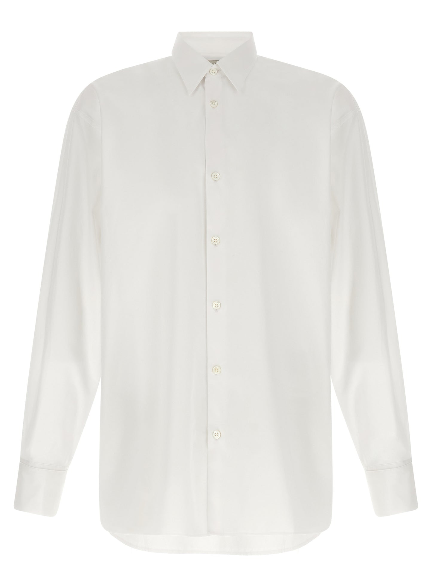 Dries Van Noten White Cotton Blouse