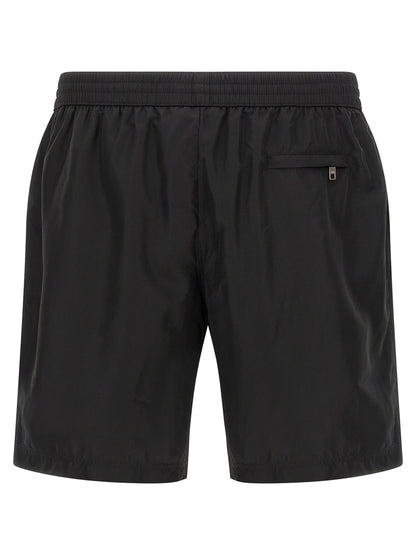 Dolce & Gabbana Black Polyamide Swim Shorts