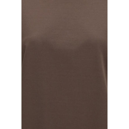 Brunello Cucinelli Brown Cotton T-Shirt