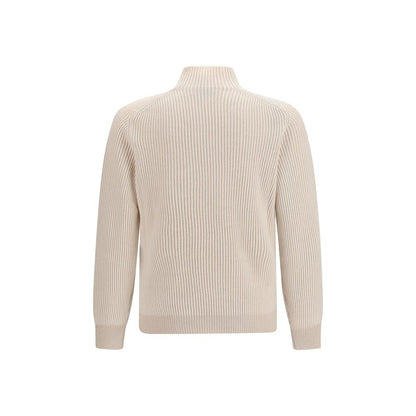 Brunello Cucinelli Beige Cashmere Turtleneck