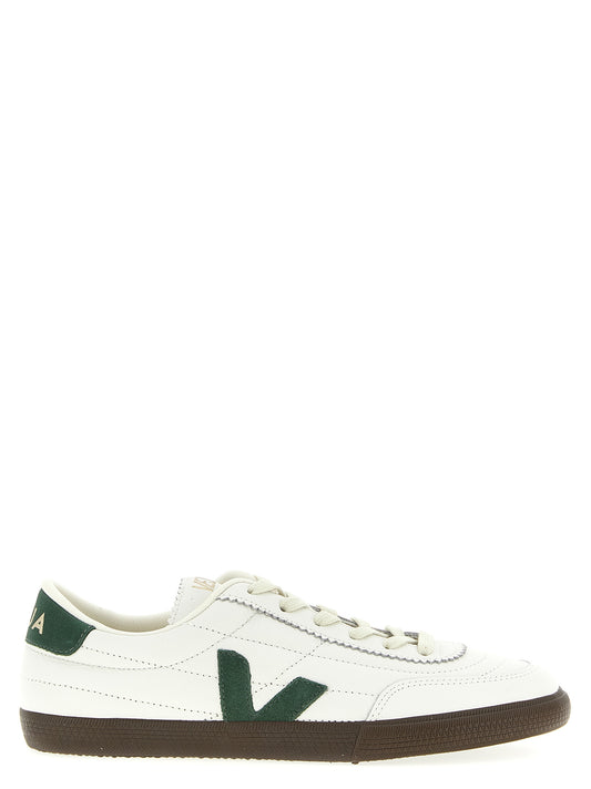 Veja Men's Low Top Leather & Rubber Sneakers - Bicolour Green