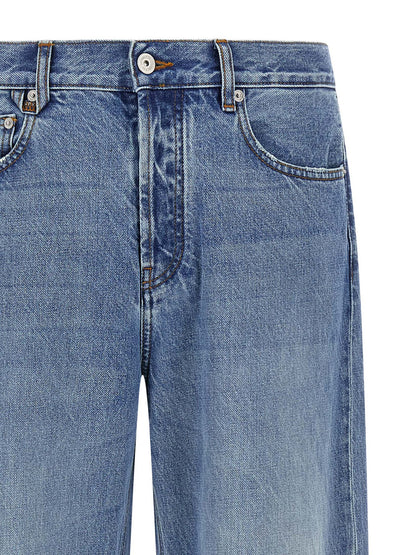 Jacquemus Blue Cotton Straight-Leg Jeans